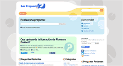 Desktop Screenshot of laspreguntas.com